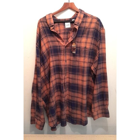 New Set Of 3 Mens Warm Casual Outdoor Chore Work Plaid Flannel Shirts 3XB/3XT - Picture 3 of 12